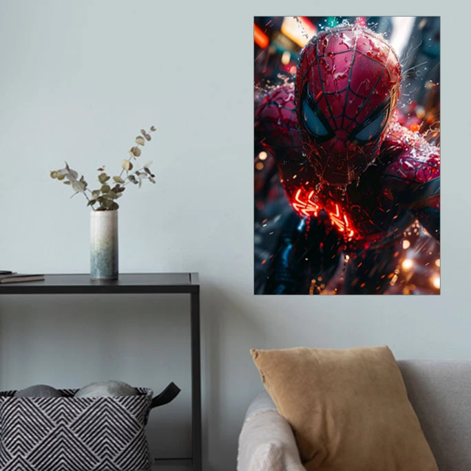 پوستر گوفی مدل اسپایدرمن مرد عنکبوتی خفن هیرو مارول طرح Spiderman Amazing Marvel Hero کد FLYIN45