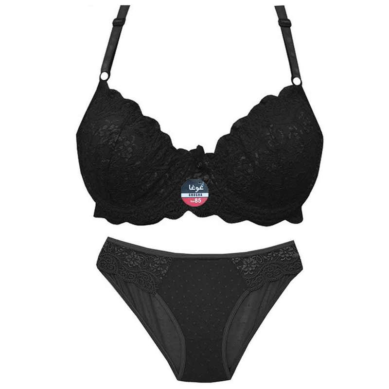 ست شورت و سوتین زنانه غوغا مدل گیپور کد Oid-StWH6