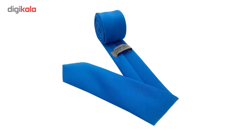 کراوات ساتن ساده هکس ایران مدل KS-DARBAR BLU