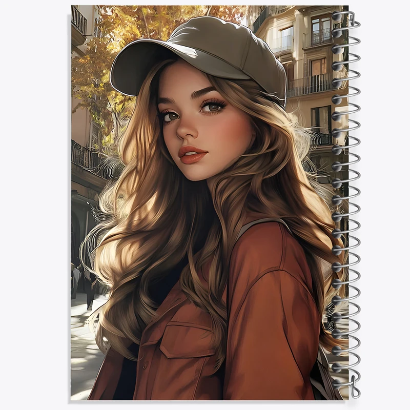 دفتر مشق 100 برگ خندالو طرح دخترانه کد F6948