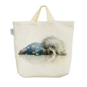 ساک خرید خندالو مدل سگ شیتزو تریر کد 2949