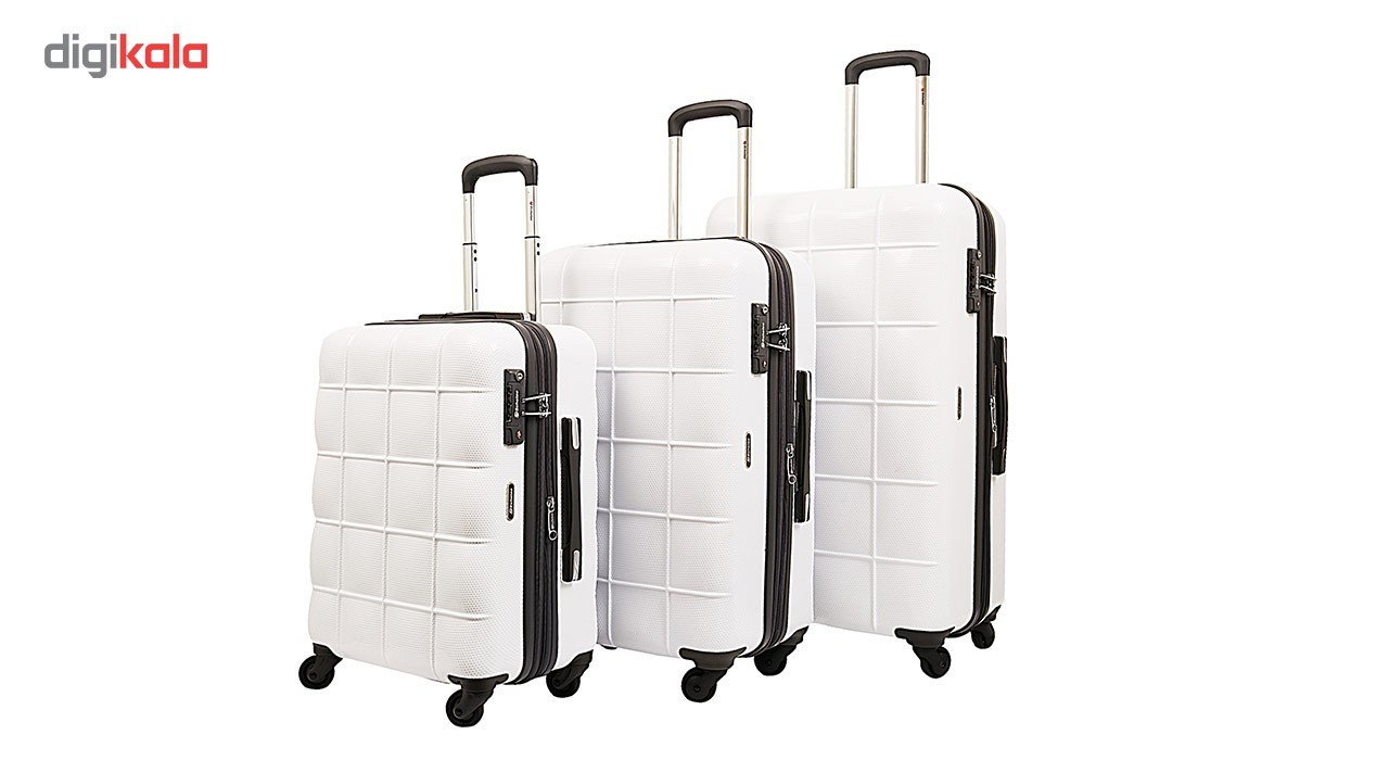 مجموعه سه عددی چمدان اکولاک مدل Square