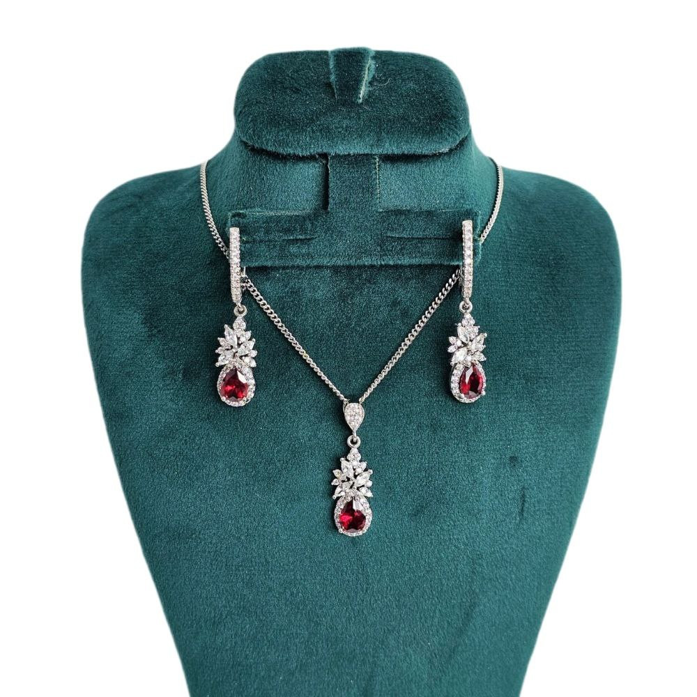 نیم ست نقره زنانه مدل MRJ2235