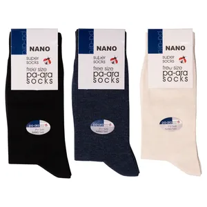 جوراب مردانه پاآرا مدل نانو 60 کد 6018 مجموعه 3 عددی