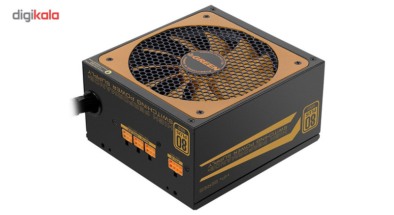 منبع تغذیه نیمه ماژولار گرین مدل 600b-hp Plus
