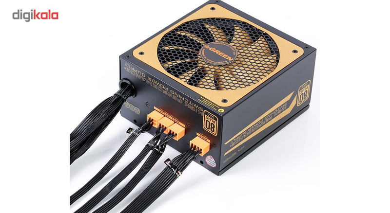 منبع تغذیه نیمه ماژولار گرین مدل 600b-hp Plus