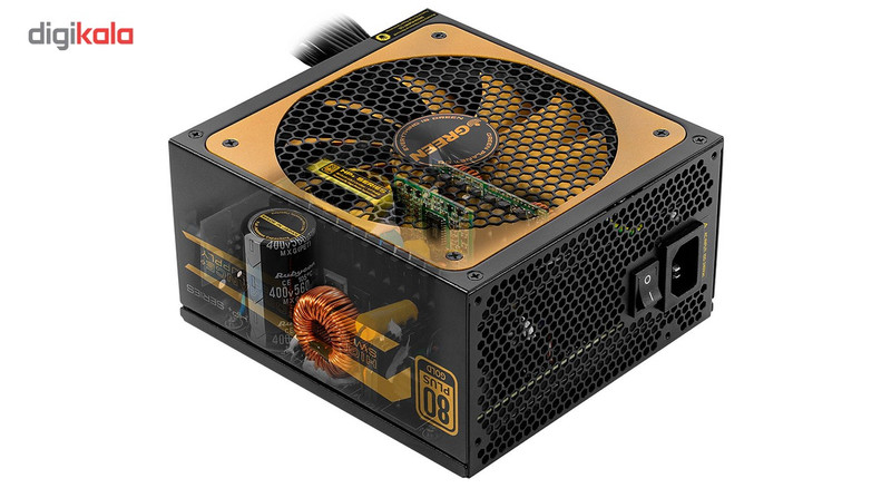 منبع تغذیه نیمه ماژولار گرین مدل 600b-hp Plus