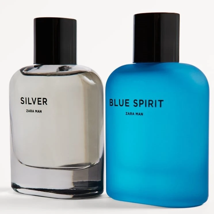 ست ادو تولیت زارا مدل سیلور و بلواسپریت مردانه حجم 160 میلی لیتر مجموعه 2 عددی