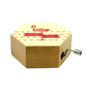 موزیک باکس فانتزی مدل  Delightful Wooden Box