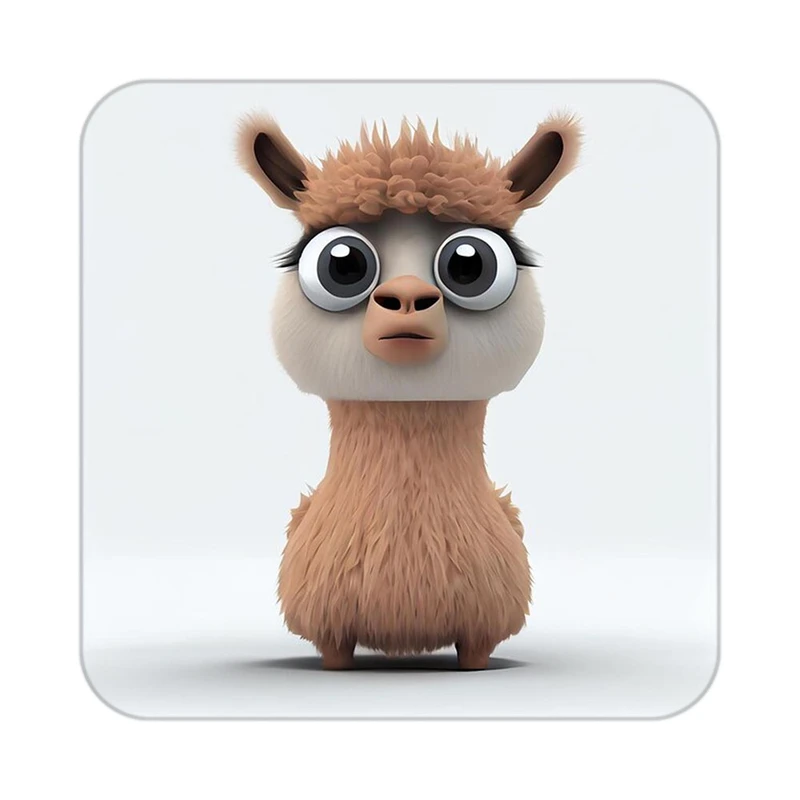 زیر لیوانی کاکتی طرح حیوانات کارتونی مدل mp27487