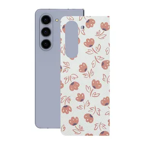Remax cover sticker Leth model flower design suitable for Samsung Galaxy Z Fold5 mobile phone