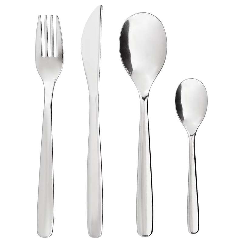 سرویس قاشق و چنگال 16 پارچه ایکیا مدل MOPSIG-0034