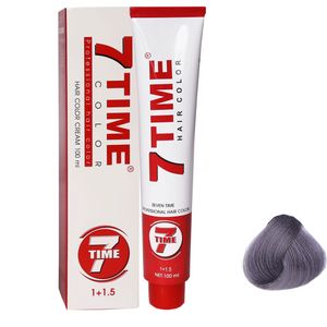 رنگ مو سون تایم  شماره E11 سری واریاسیون  حجم 100 میلی لیتر رنگ واریاسیون خاکستری
