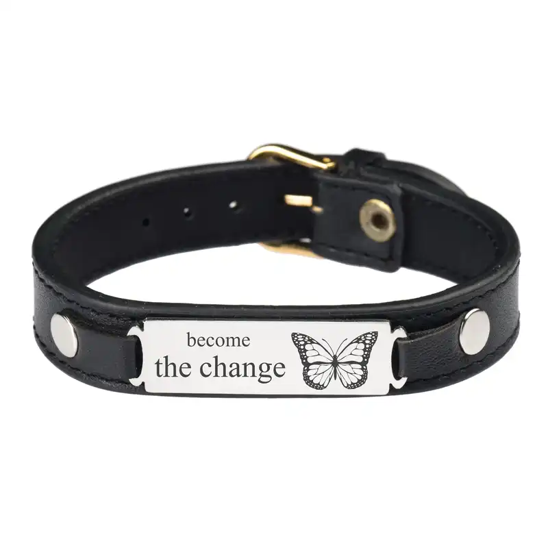 دستبند گيلواره زراوشان مدل چرم تغییر کن CH64