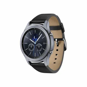 MAHOOT Matte-Silver Cover Sticker for Samsung Galaxy Gear S3 Classic Smartwatch