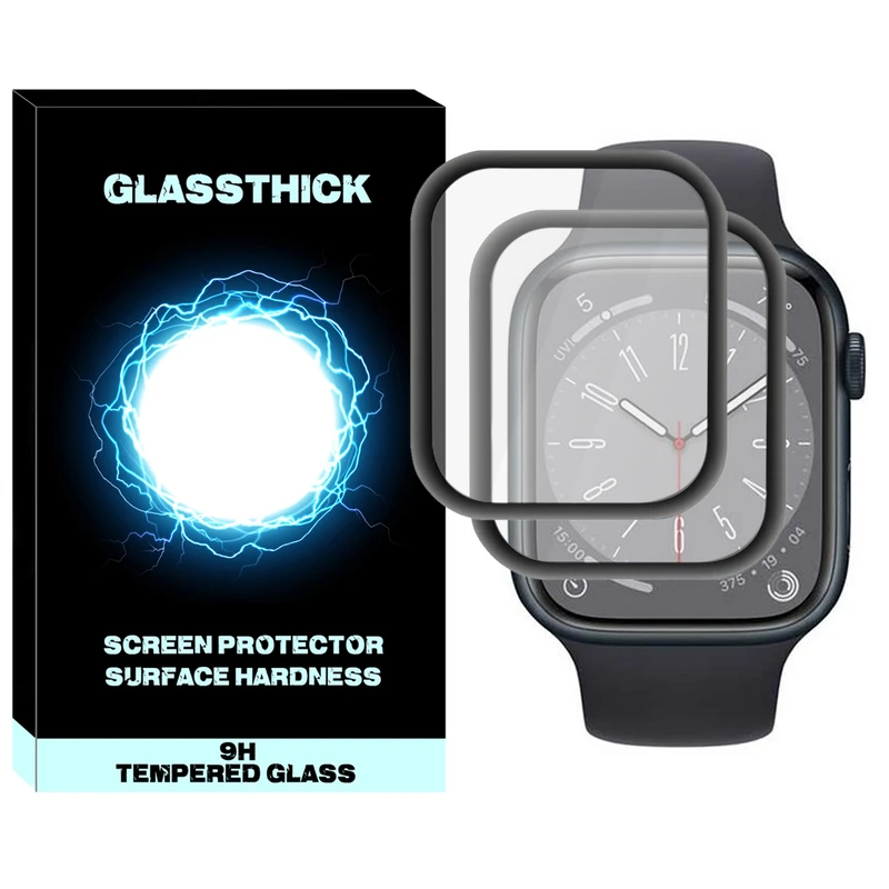 محافظ صفحه نمایش نانو گلستیگ مدل NGL مناسب برای ساعت هوشمند اپل سری 8 45 میلی متری بسته دو عددی