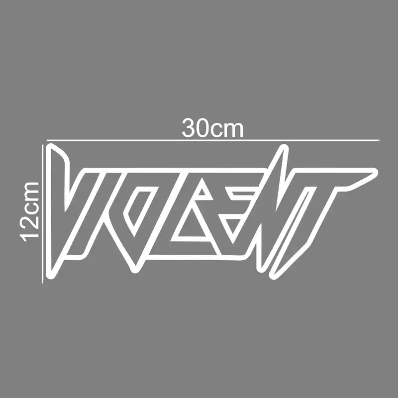 برچسب بدنه خودرو ماتریسیو طرح violent کد M132