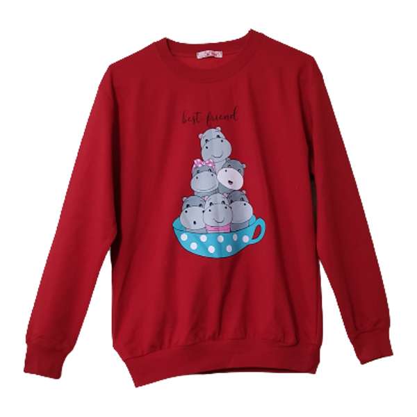 سویشرت زنانه مدل فنجان کد 1115