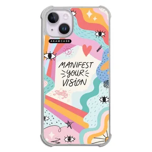 AKAM AMCWTA14PLUS-GOOD VIBES7 Cover For Apple iPhone 14 Plus