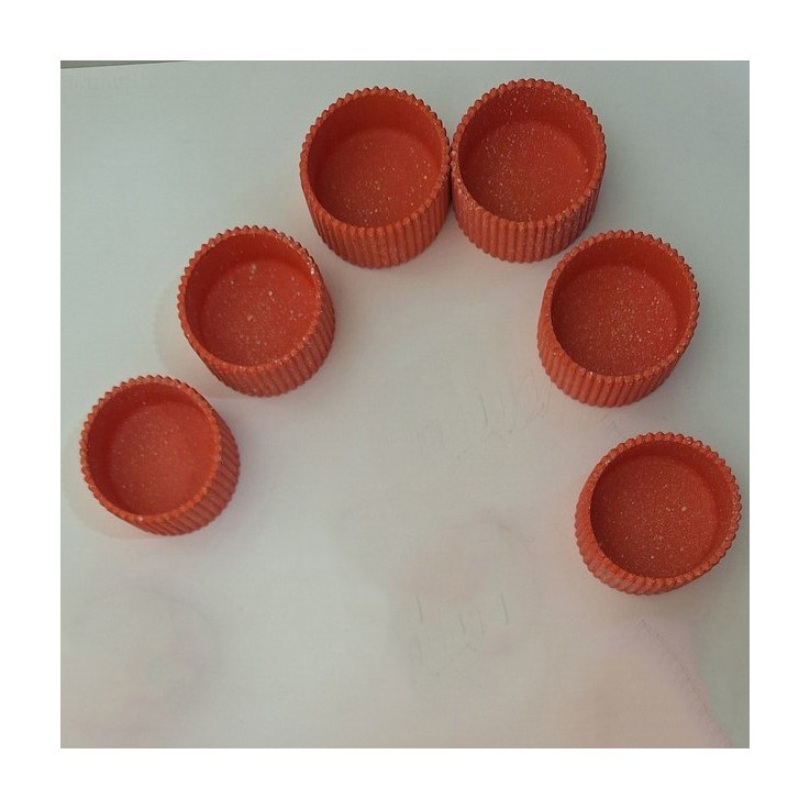 مجموعه ظروف هفت سین 6 پارچه مدل شیاردار