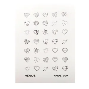 استیکر طراحی ناخن ونوس کد 009