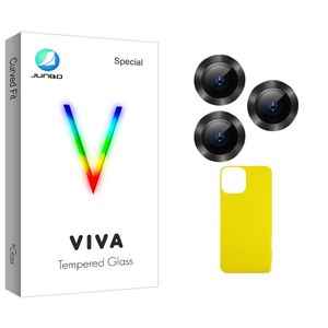 محافظ پشت گوشی جانبو مدل Viva Glass FLL مناسب برای گوشی موبایل اپل iPhone 13 Pro  به همراه محافظ لنز دوربین