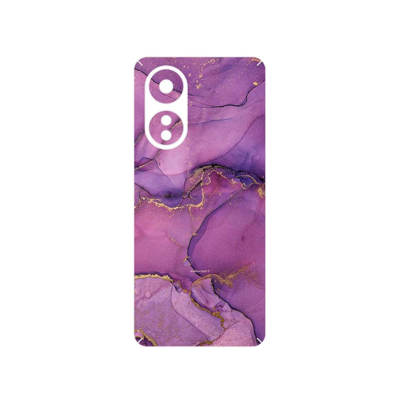 برچسب پوششی ماهوت مدل Purple Marble مناسب برای گوشی موبایل اپو A58 4G