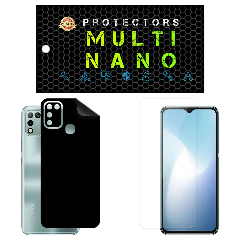 محافظ صفحه نمایش مولتی نانو مدل X-SFM مناسب برای گوشی موبایل اینفینیکس Hot 11 Play به همراه برچسب پوششی