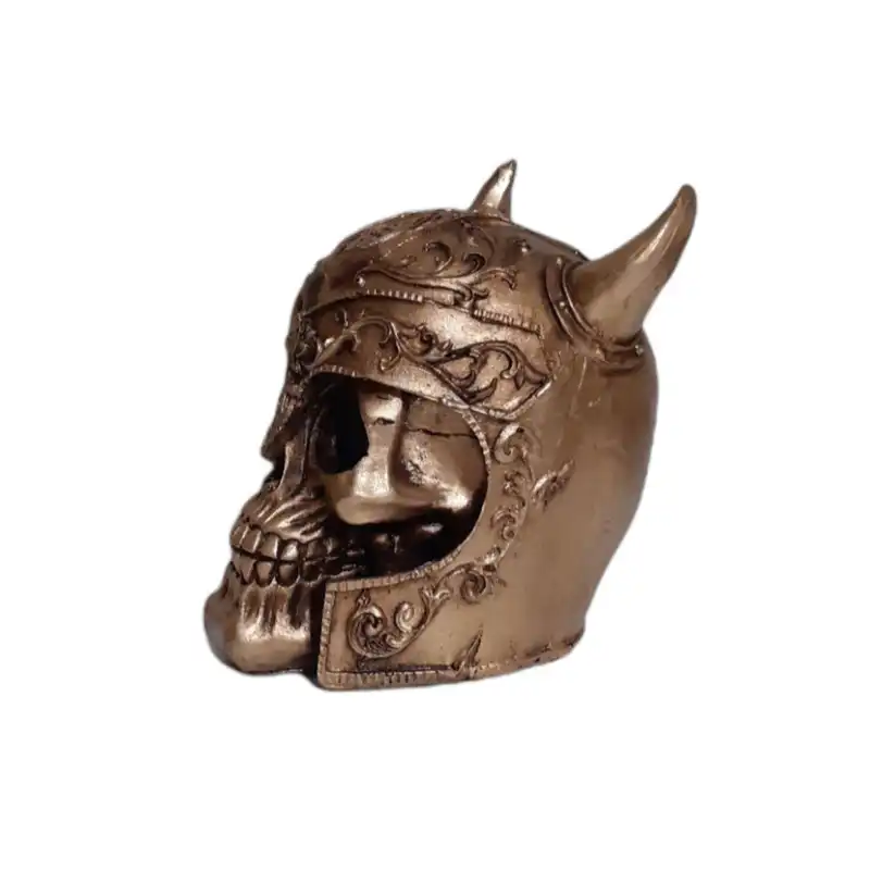 مجسمه دنیا دکوری سرمد مدل جمجمه اسکلت شوالیه