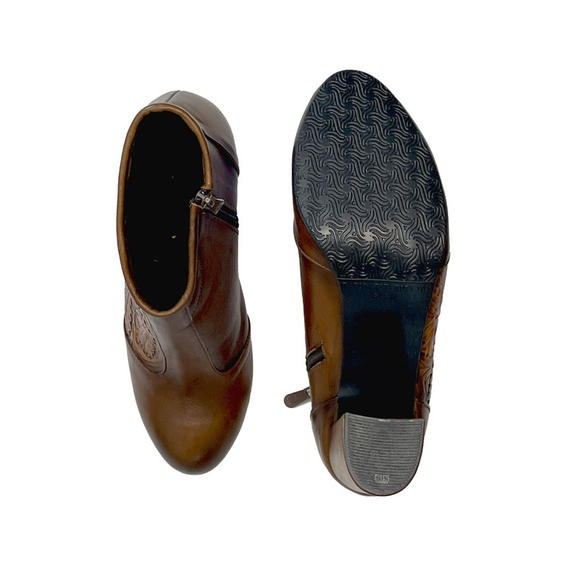 ست کیف و کفش زنانه مدل قلم زنی