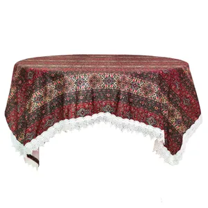 رومیزی مدل 4 سایز 105x105 سانتی‌متر