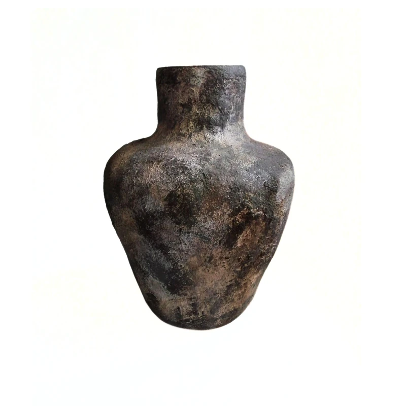 گلدان چینی مدل پاپیه ماشه طرح پتینه