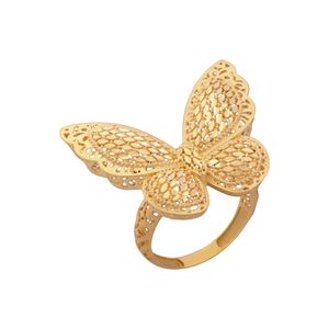 نقد و بررسی انگشتر طلا 18 عیار زنانه طلای مستجابی مدل پروانه فیوژن سایز 56 توسط خریداران