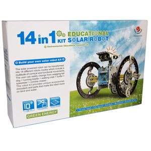نقد و بررسی کیت آموزشی ربات خورشیدی مدل Green Energy مجموعه 14 ربات قابل تبدیل توسط خریداران