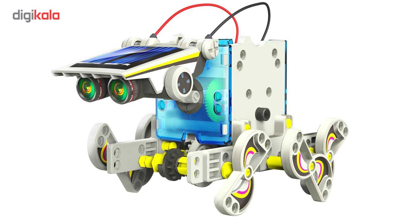 کیت آموزشی ربات خورشیدی مدل Green Energy مجموعه 14 ربات قابل تبدیل