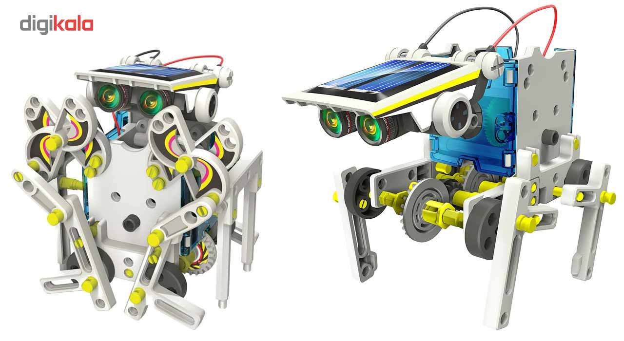 کیت آموزشی ربات خورشیدی مدل Green Energy مجموعه 14 ربات قابل تبدیل