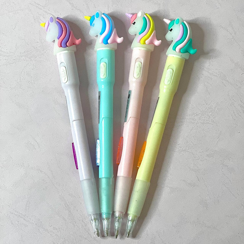 مداد نوکی 0.5 میلی متری مدل چراغ دار طرح یونیکورن