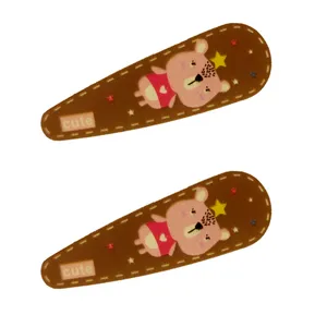 گیره مو دخترانه مدل خرس کیوت بسته 2 عددی