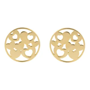 گوشواره طلا 18 عیار ماهک مدل ME0702