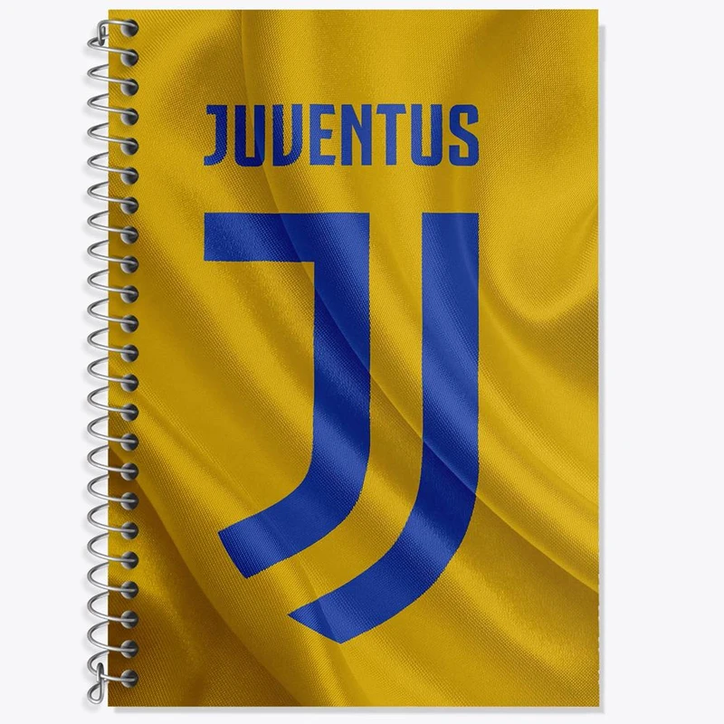 دفتر زبان 50 برگ خندالو مدل دو خط طرح باشگاه یوونتوس کد 26844