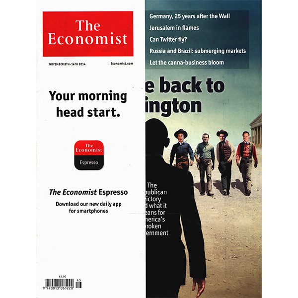 مجله اکونومیست - هشتم نوامبر 2014