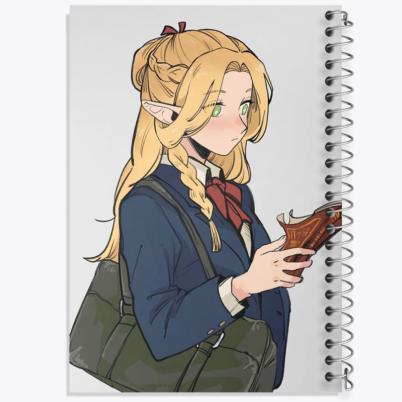 دفتر شطرنجی 50 برگ خندالو مدل مارسیل انیمه خوشمزه در سیاه چال کد 35917