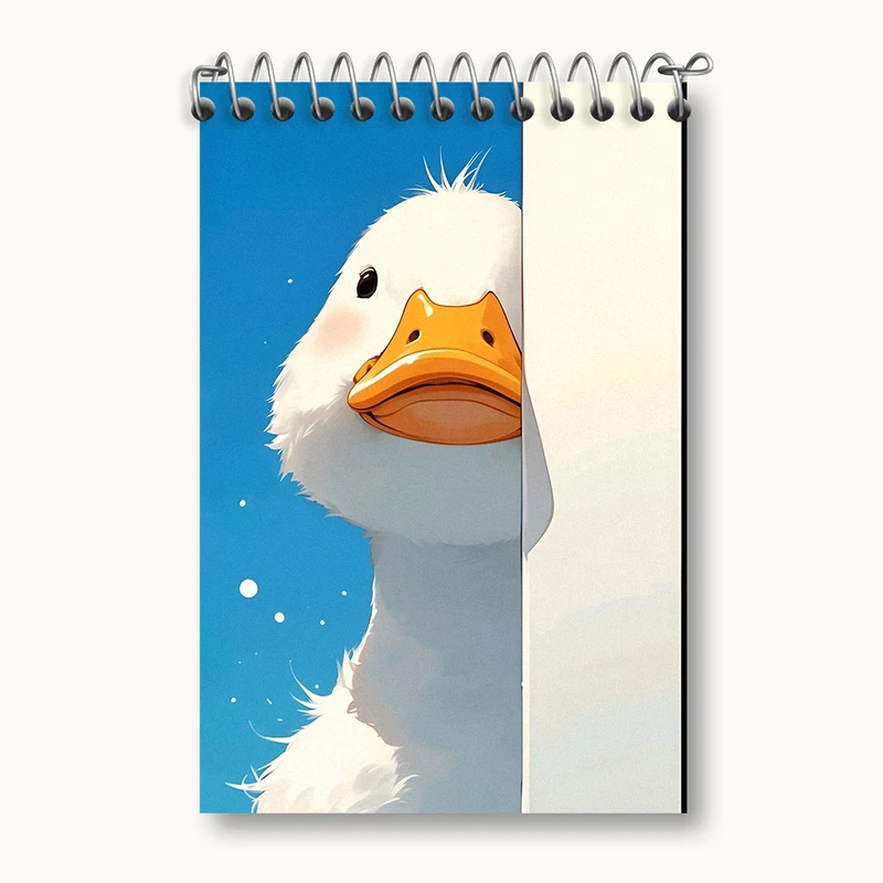 دفتر یادداشت 50 برگ خندالو طرح اردک کیوت کد N3823