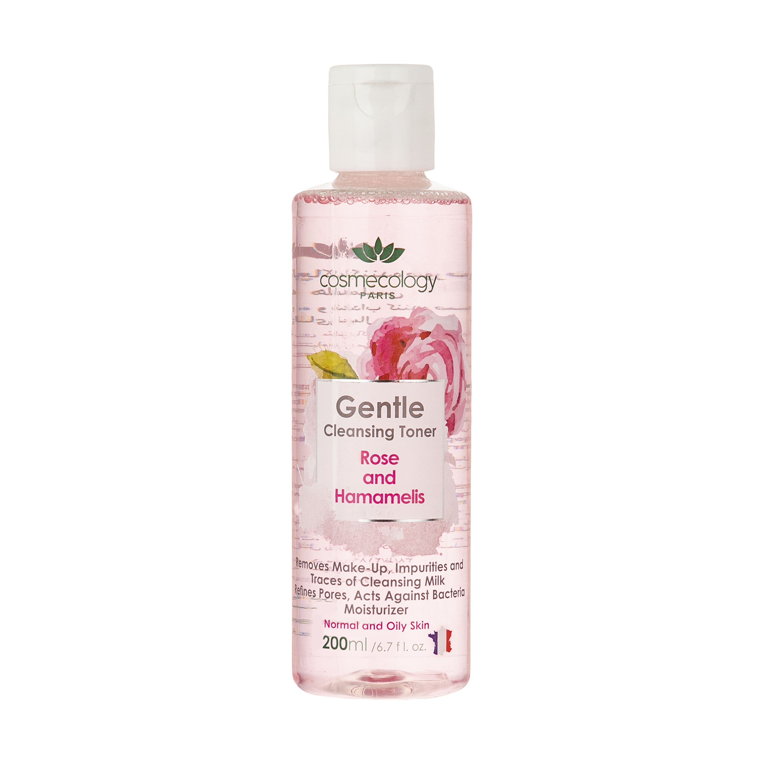 تونر پاک کننده صورت کاسمکولوژی مدل Rose حجم 200 میلی لیتر تونر پاک کننده صورت کاسمکولوژی مدل Rose حجم 200 میلی لیتر