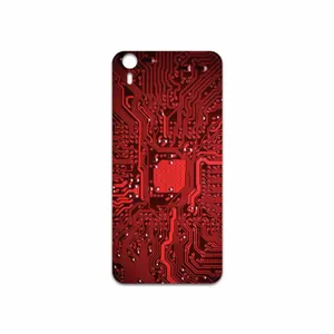 MAHOOT Red Printed Circuit Board Cover Sticker for HTC Desire Eye
