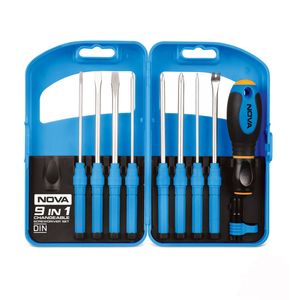 مجموعه 9 عددی پیچ گوشتی نووا مدل NTS 1341