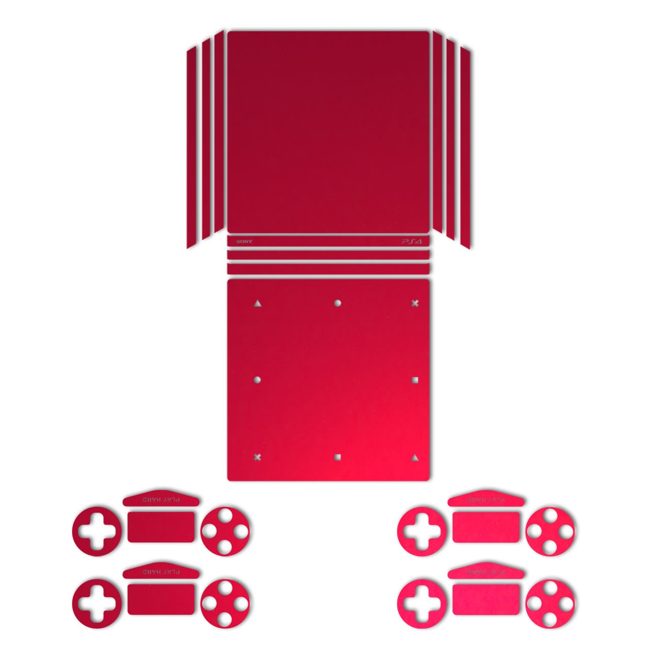 برچسب ماهوت مدل Red-Color Special مناسب برای کنسول بازی PS4 Pro