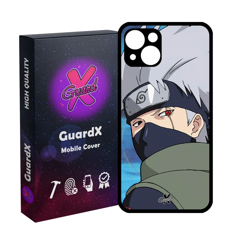 کاور گارد ایکس طرح Kakashi Anime مدل Glass10523 مناسب برای گوشی موبایل اپل iPhone 13