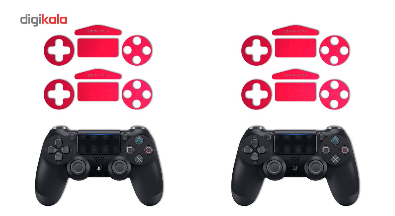 برچسب ماهوت مدل Red-Color Special مناسب برای کنسول بازی PS4 Pro