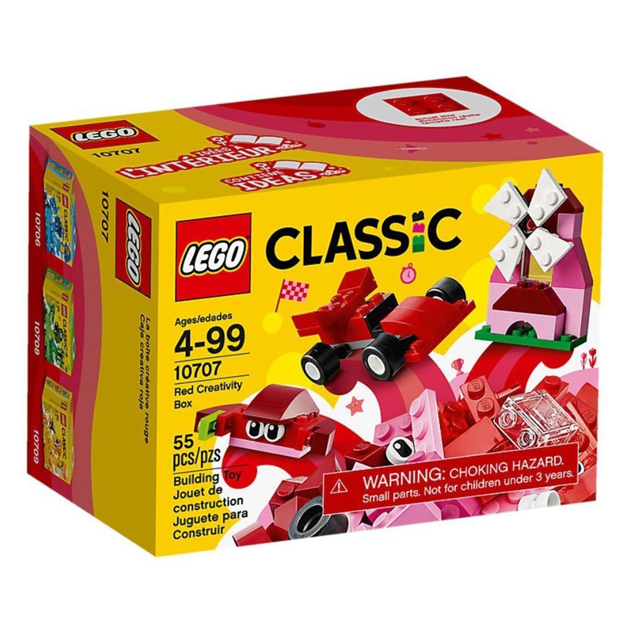 Lego classic red creativity box sales 10707